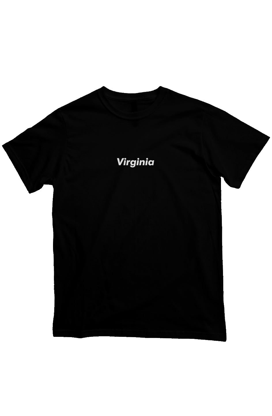 Virginia Box Logo Heavyweight T Shirt Black/Black