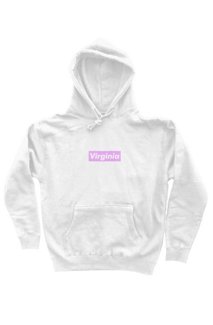 Virginia Box Logo Hoodie Pink/White