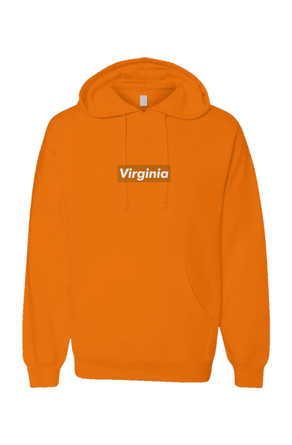 Virginia Box Logo Hoodie - Orange/Orange