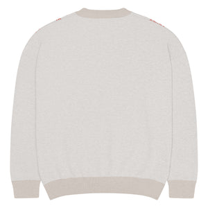 2 up 2 down Relaxed fit knitted crew neck sweater