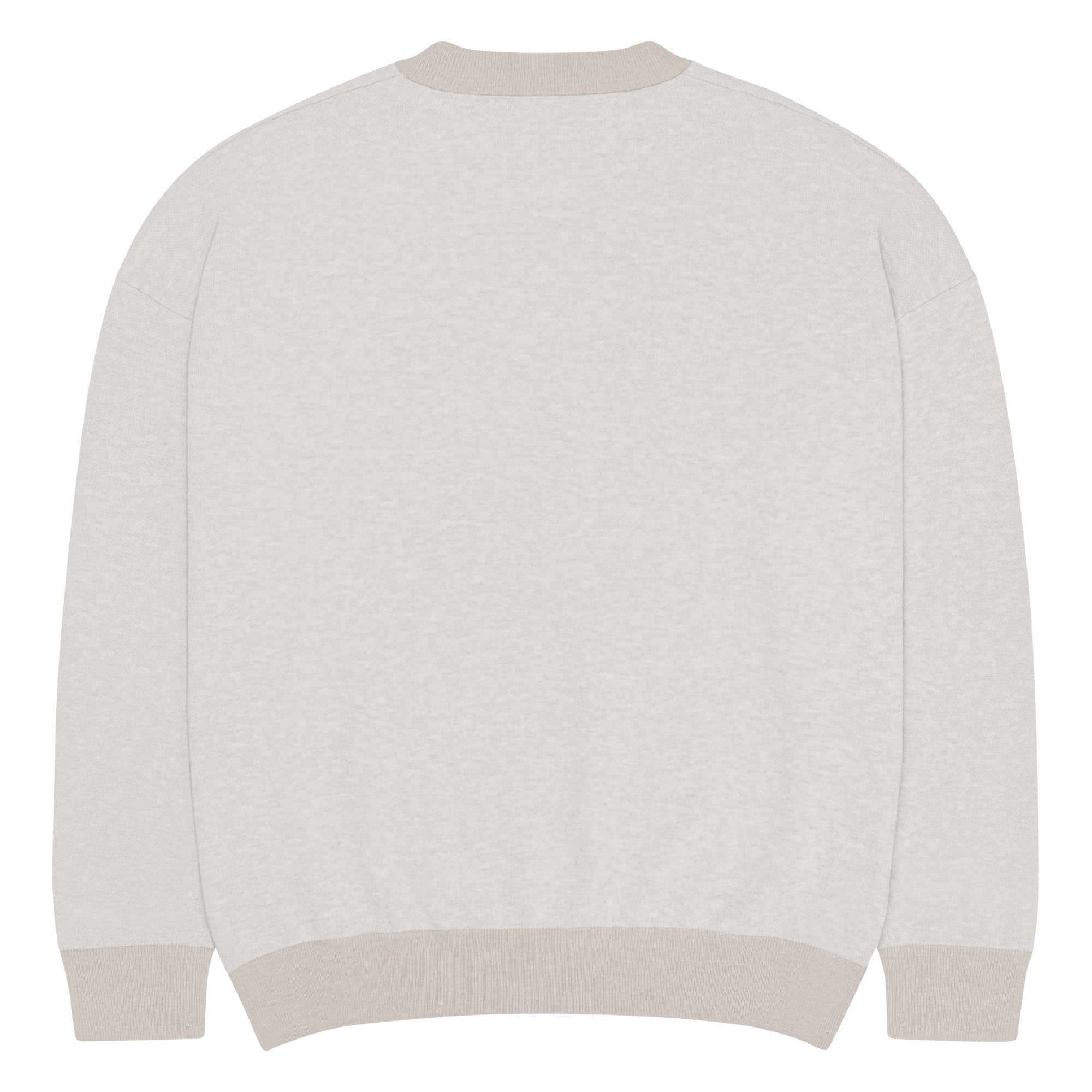 2 up 2 down Relaxed fit knitted crew neck sweater