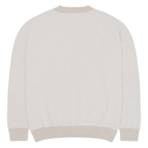 2 up 2 down Relaxed fit knitted crew neck sweater