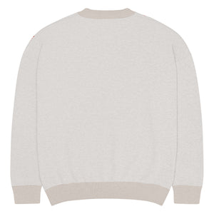 2 up 2 down Relaxed fit knitted crew neck sweater
