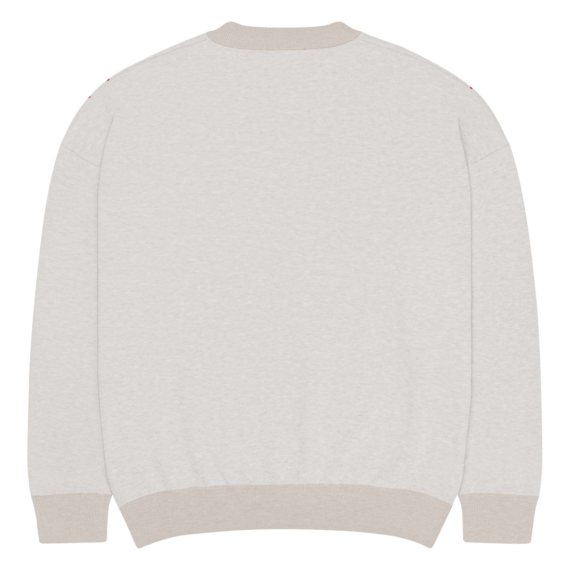 2 up 2 down Relaxed fit knitted crew neck sweater
