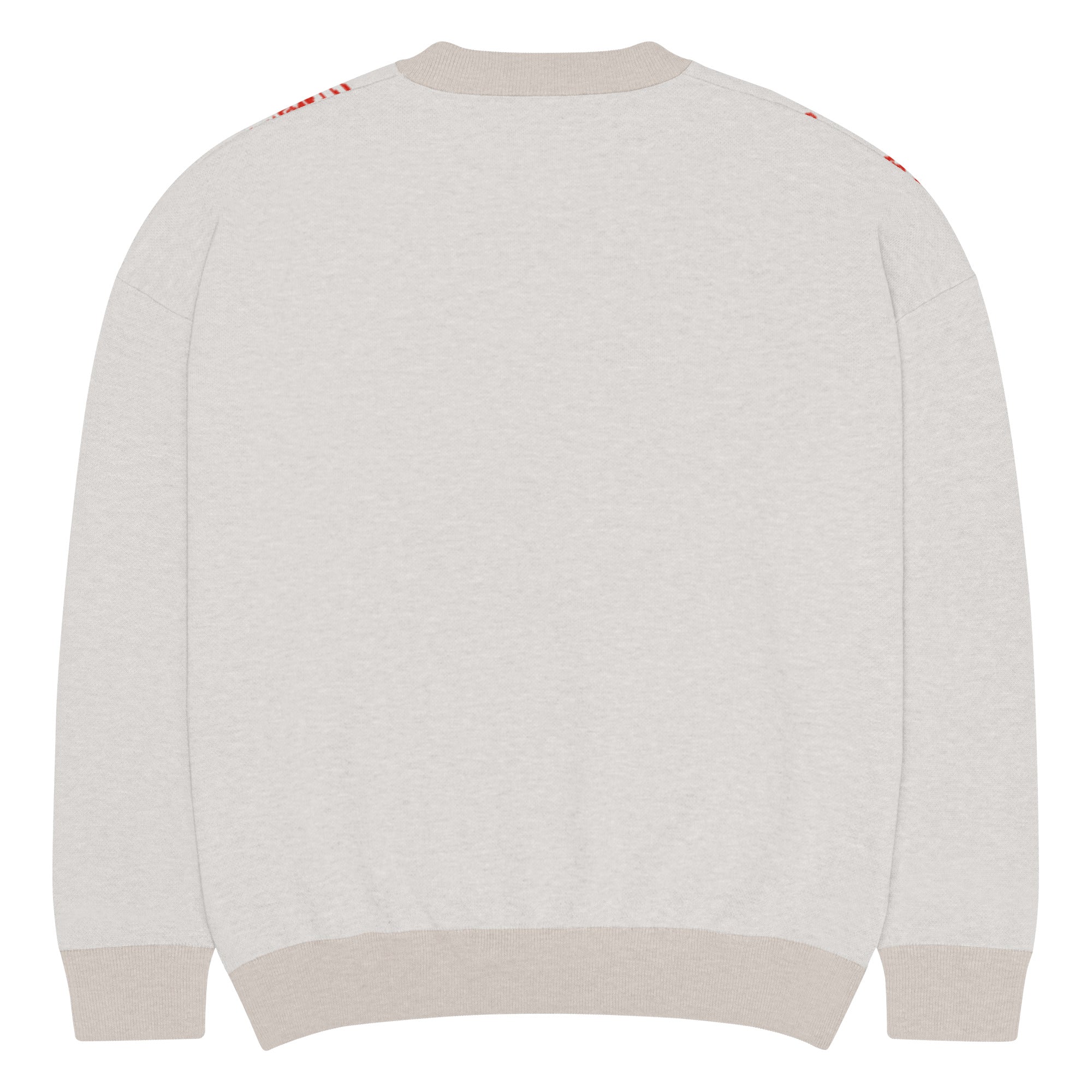 2 up 2 down Relaxed fit knitted crew neck sweater