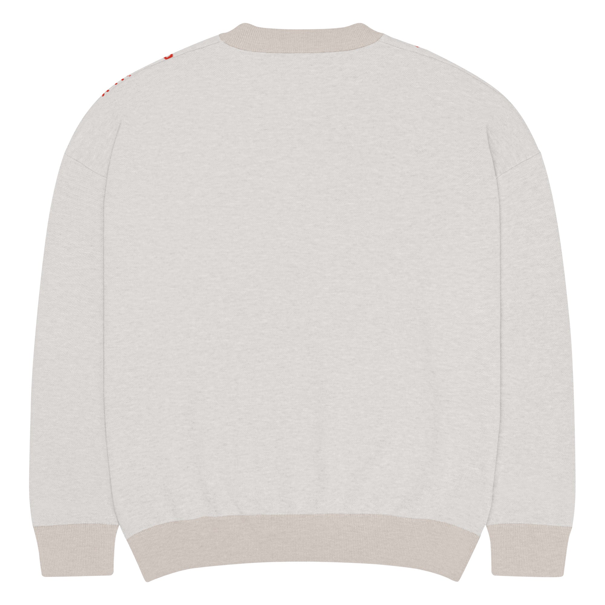 2 up 2 down Relaxed fit knitted crew neck sweater