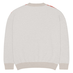 2 up 2 down Relaxed fit knitted crew neck sweater